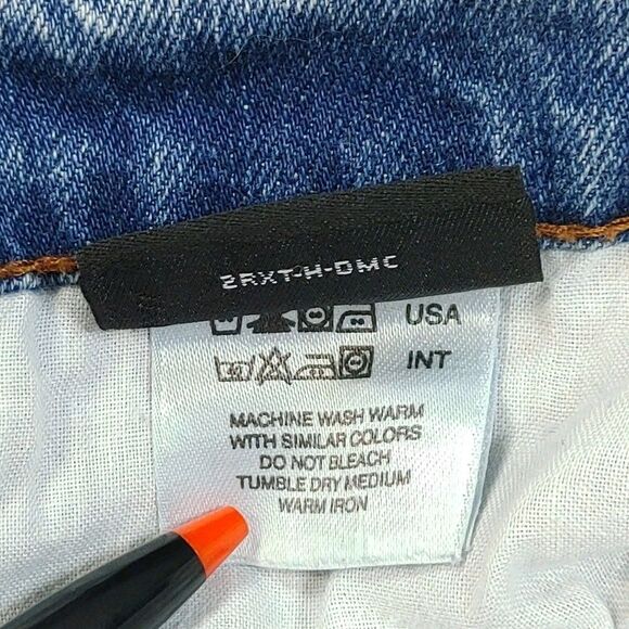 Harley Davidson Jeans Women’s 14 P Medium Wash Denim Straight Leg Biker (READ) - Picture 14 of 16